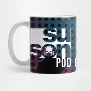 Supersonic Newsprint Design Mug